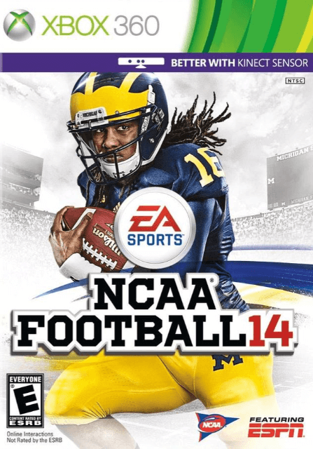 NCAA Football 14 box art for Xbox 360